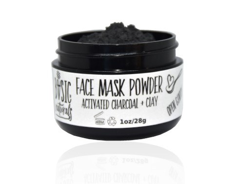 Activated Charcoal Face Mask - Basic Naturals