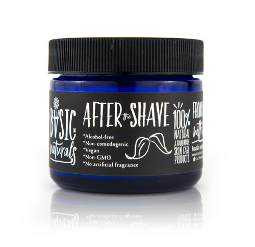 best aftershave natural Alcohol Free After Shave Moisturizing Cream - Basic-Naturals